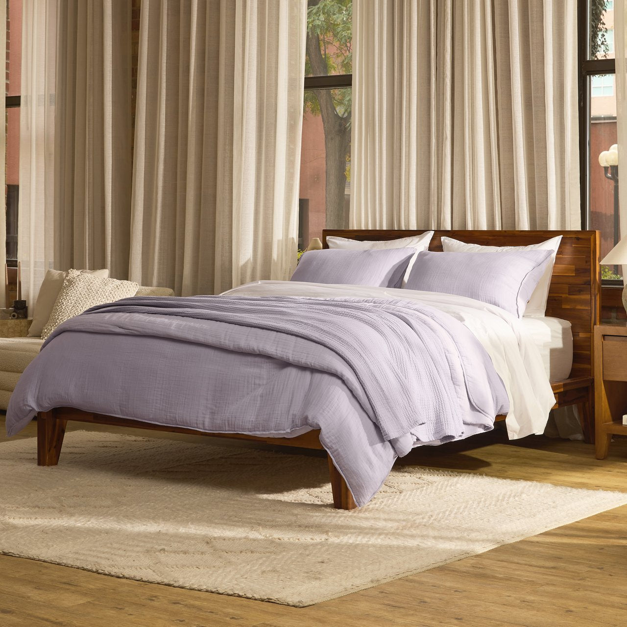 Linen&Rose™ Couvertures et linge de lit en mousseline
