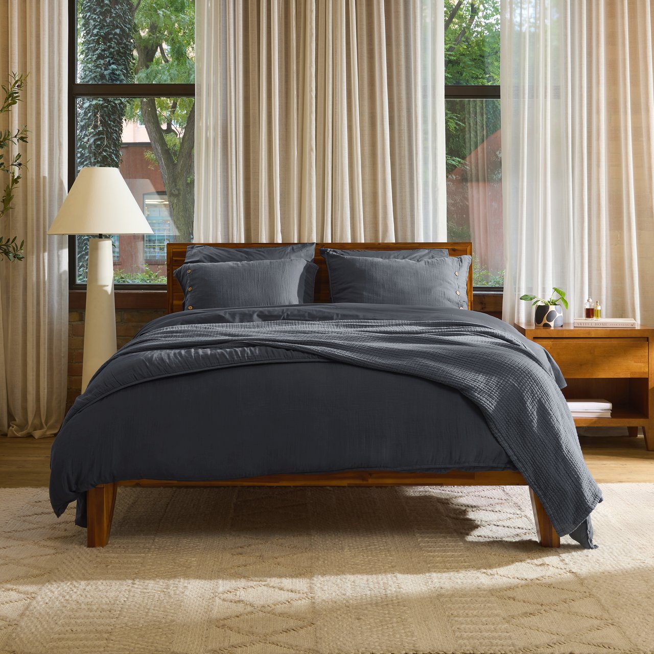Linen&Rose™ Couvertures et linge de lit en mousseline