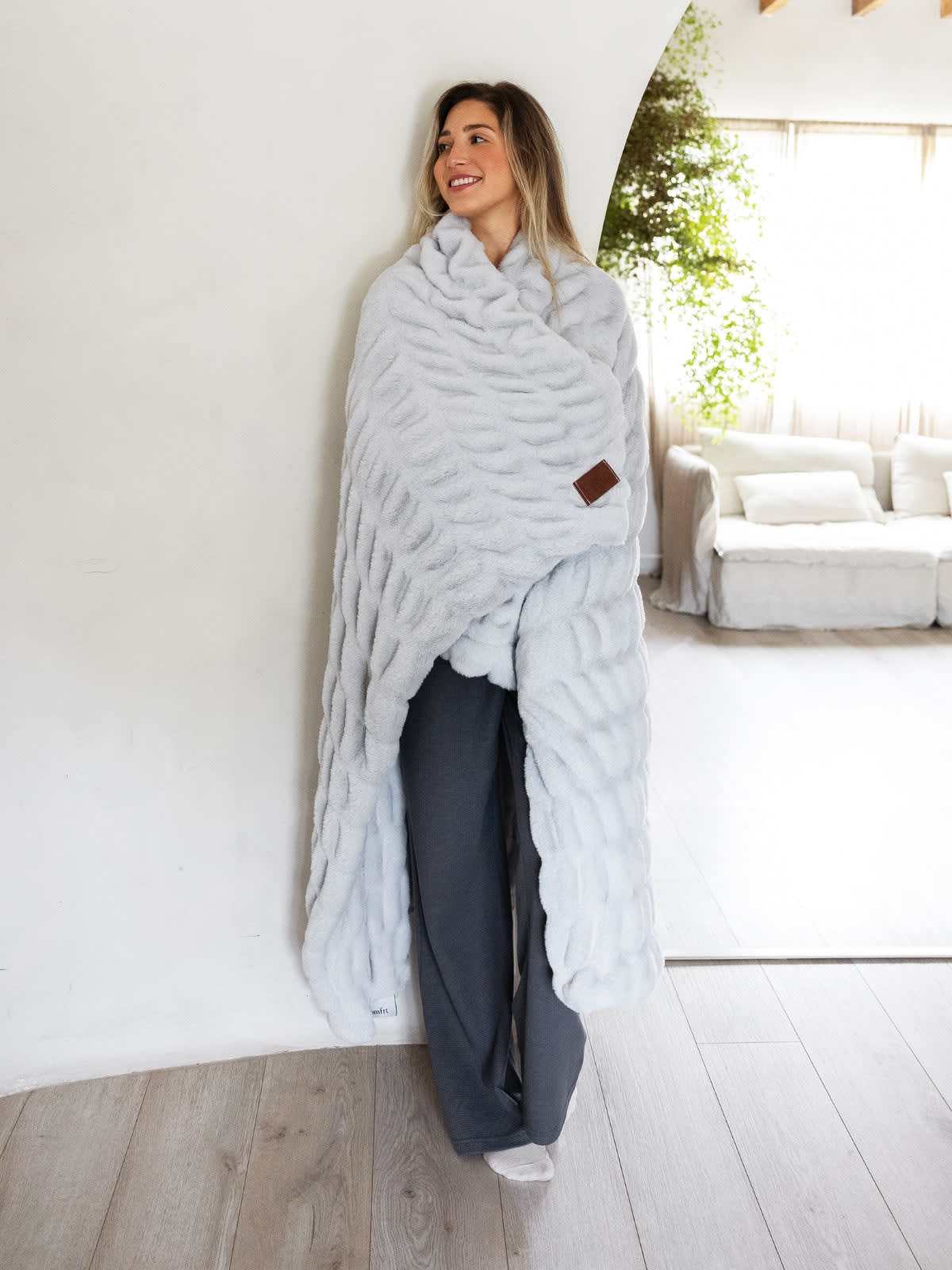 Linen&Rose - Plaid des beaux rêves