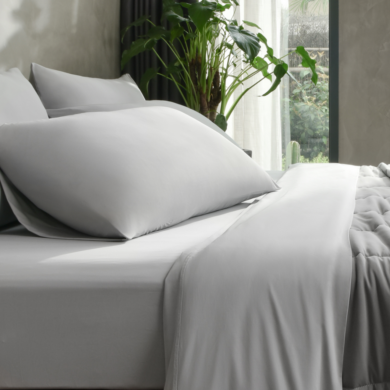 Linen&Rose - Draps Plats Rafraîchissant