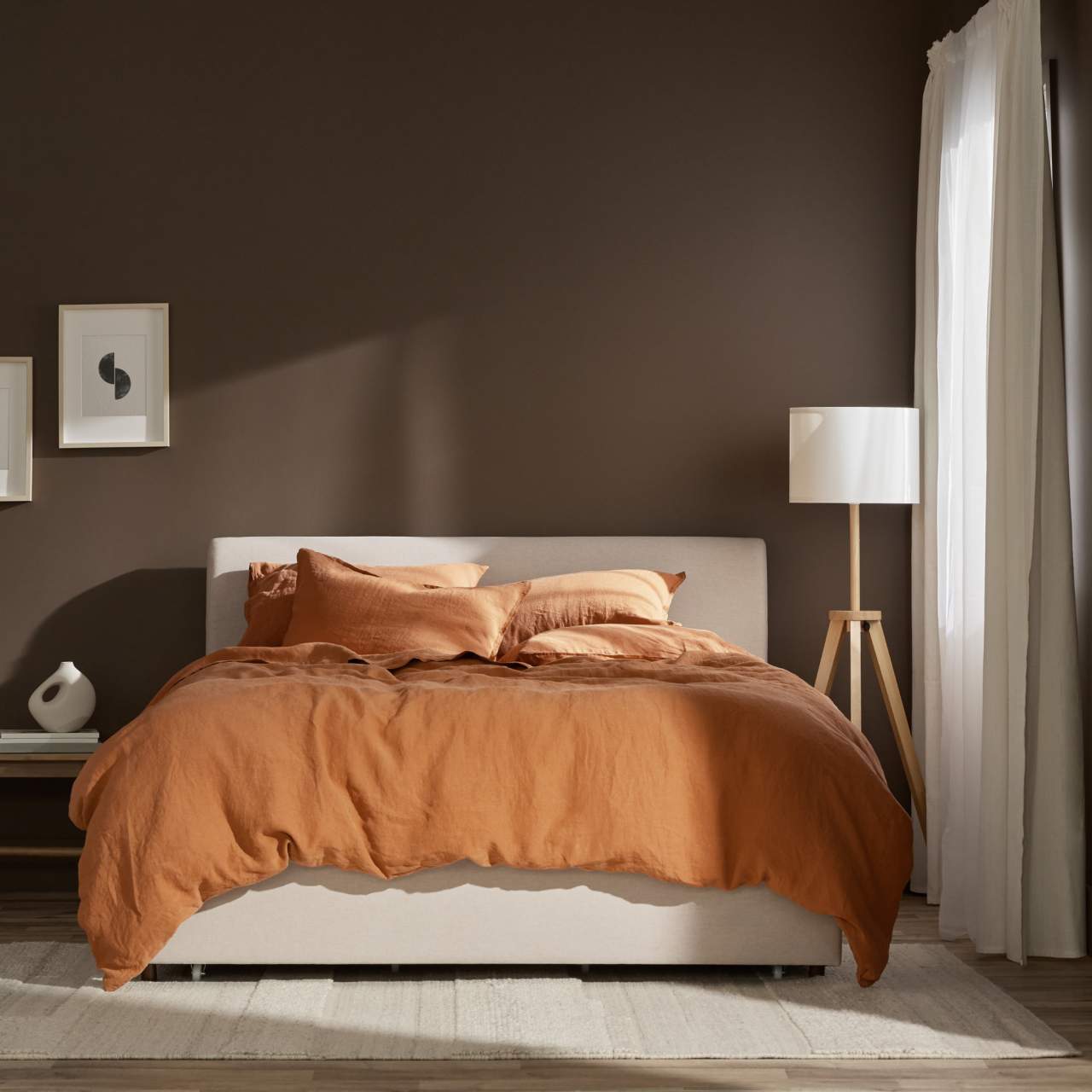 Linen&Rose - Taie D'oreiller en lin européen