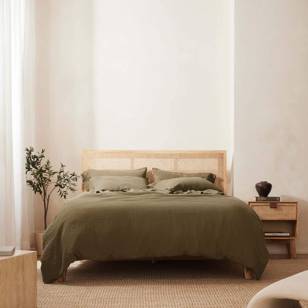 Linen&Rose - Drap housse en lin Européen