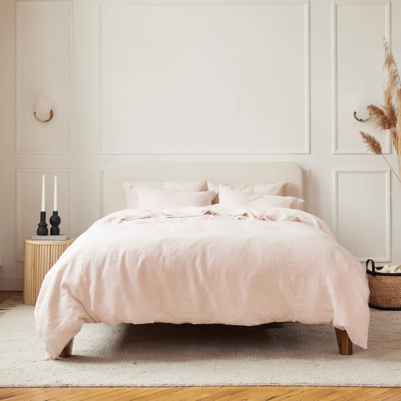 Linen&Rose - Drap housse en lin Européen