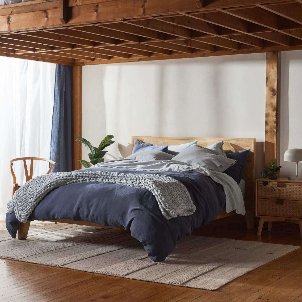 Linen&Rose - Drap housse en lin Européen