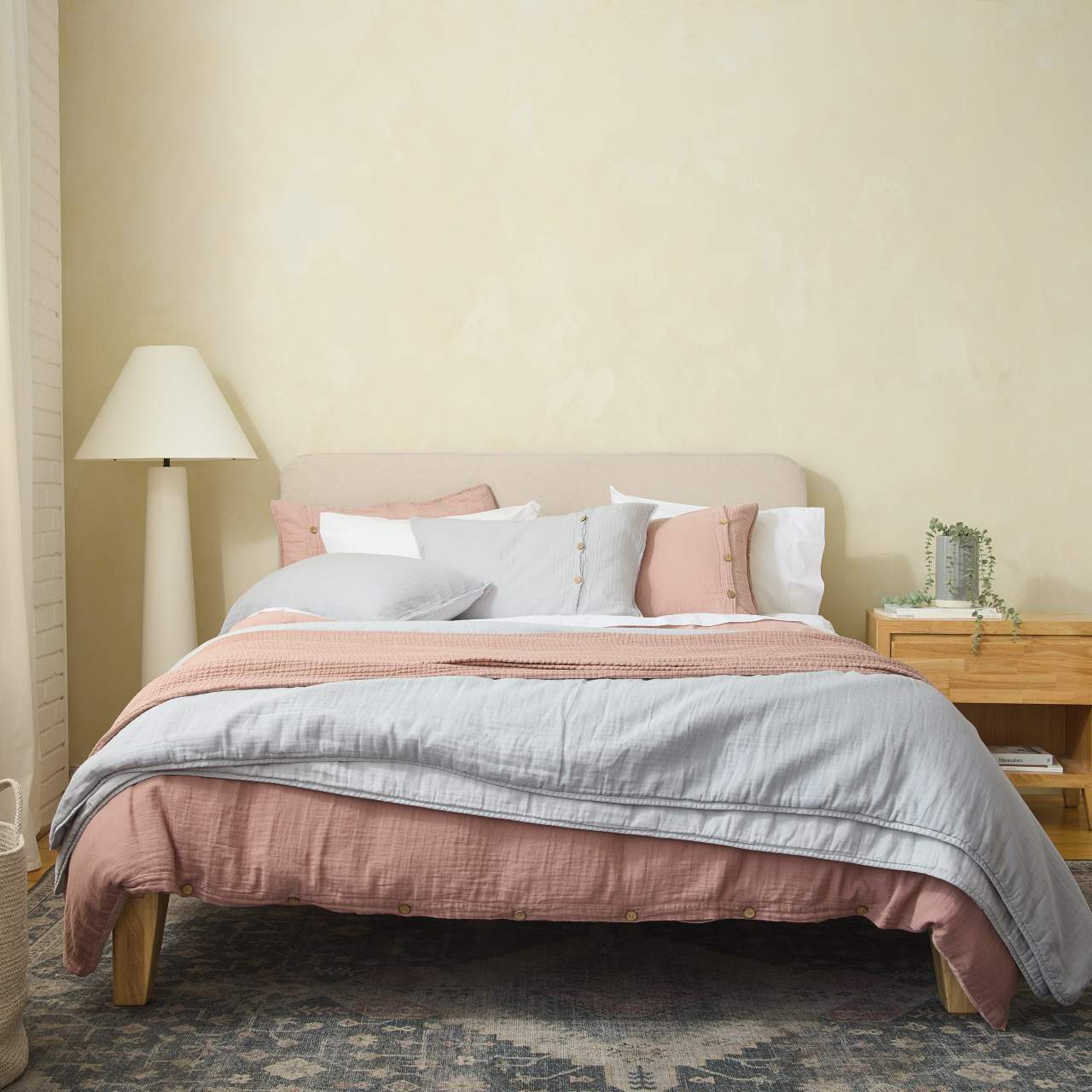 Linen&Rose™ Couvertures et linge de lit en mousseline
