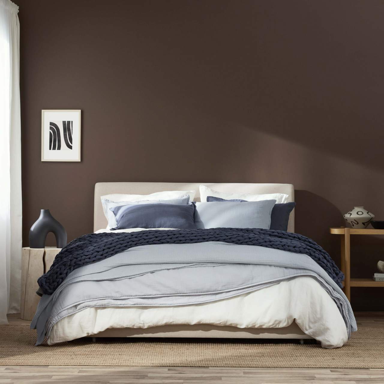 Linen&Rose - Ensemble de drap en lin Européen